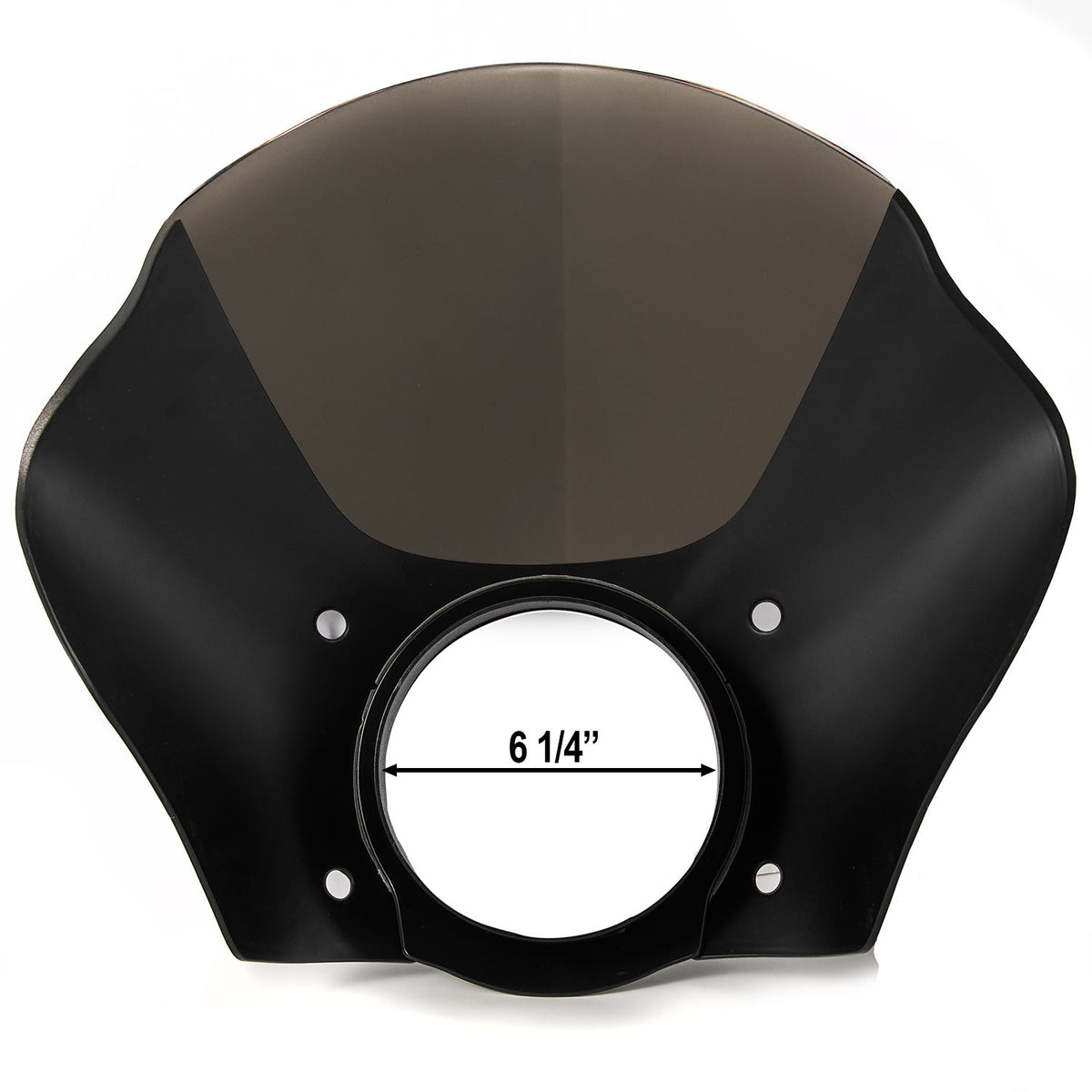 Black & Smoke Quarter Fairing Windshield Kit with Fork Mounting Hardware T968670