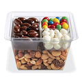 32 oz Clear Plastic Container with 3-Compartment Insert Tray and Lid G72468