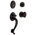 Full Dummy Sectional Handleset Egg Knob Distressed Oil Rubbed Bronze K906