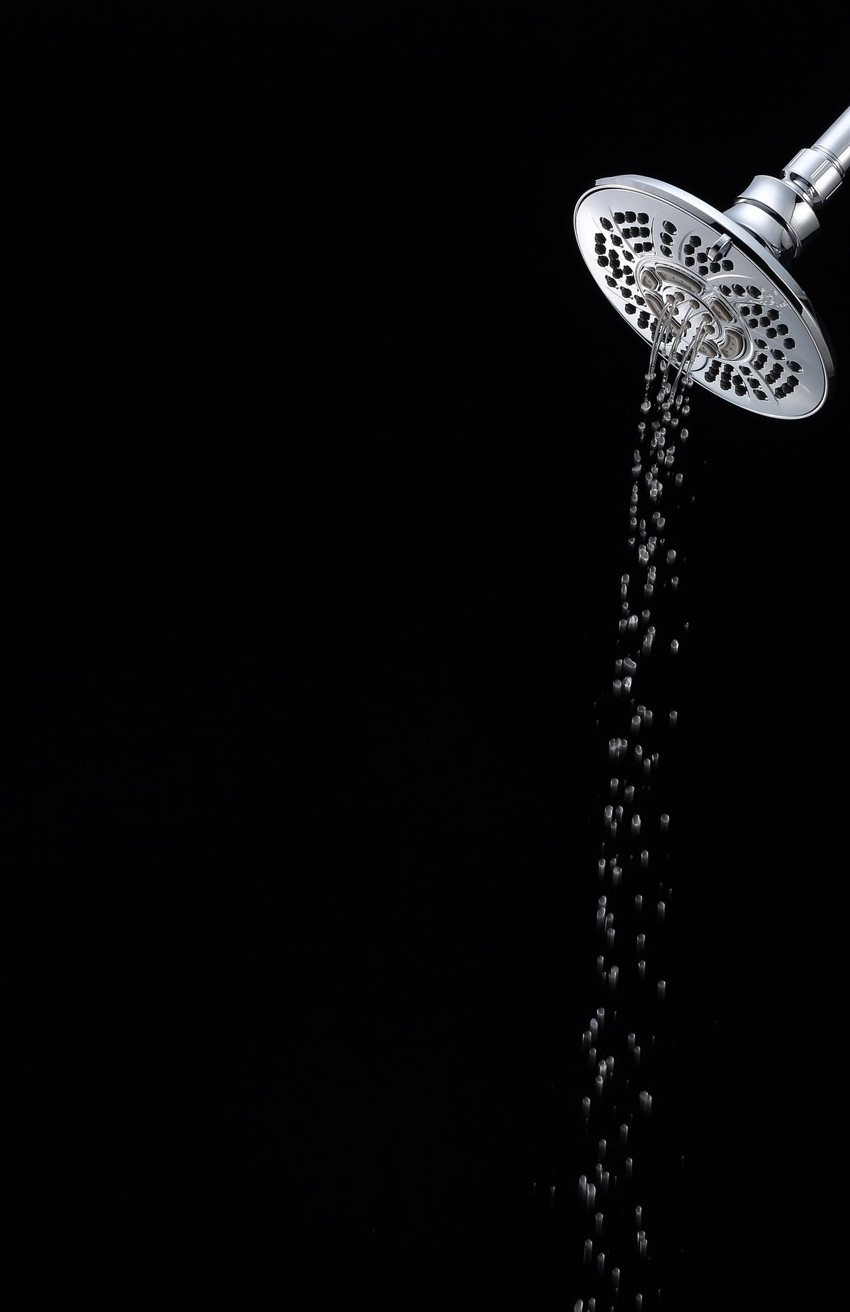 6-Setting Large Chrome Shower Head with Rub-Clean Nozzles Z8986