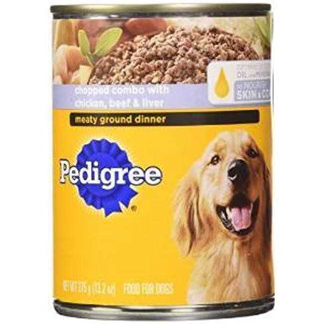 Chicken Beef & Liver Ground Dinner Canned Wet Dog Food, 13.2-oz, Case of 12 U86188