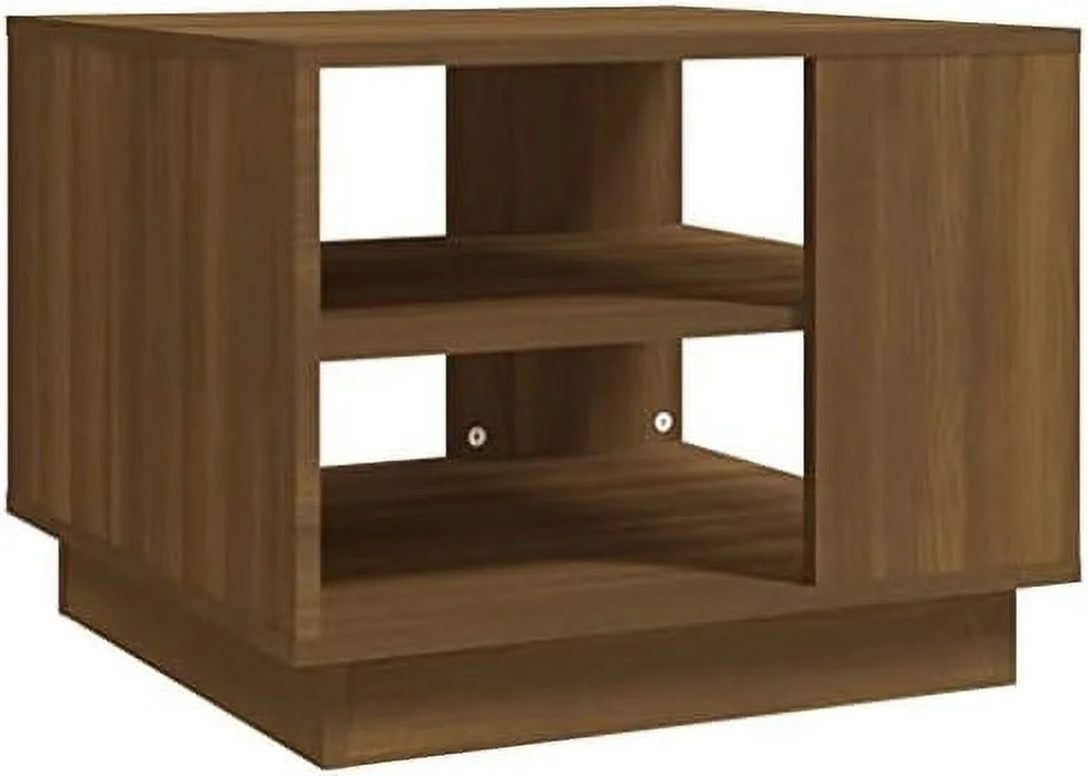 Brown Oak Engineered Wood Coffee Table I600