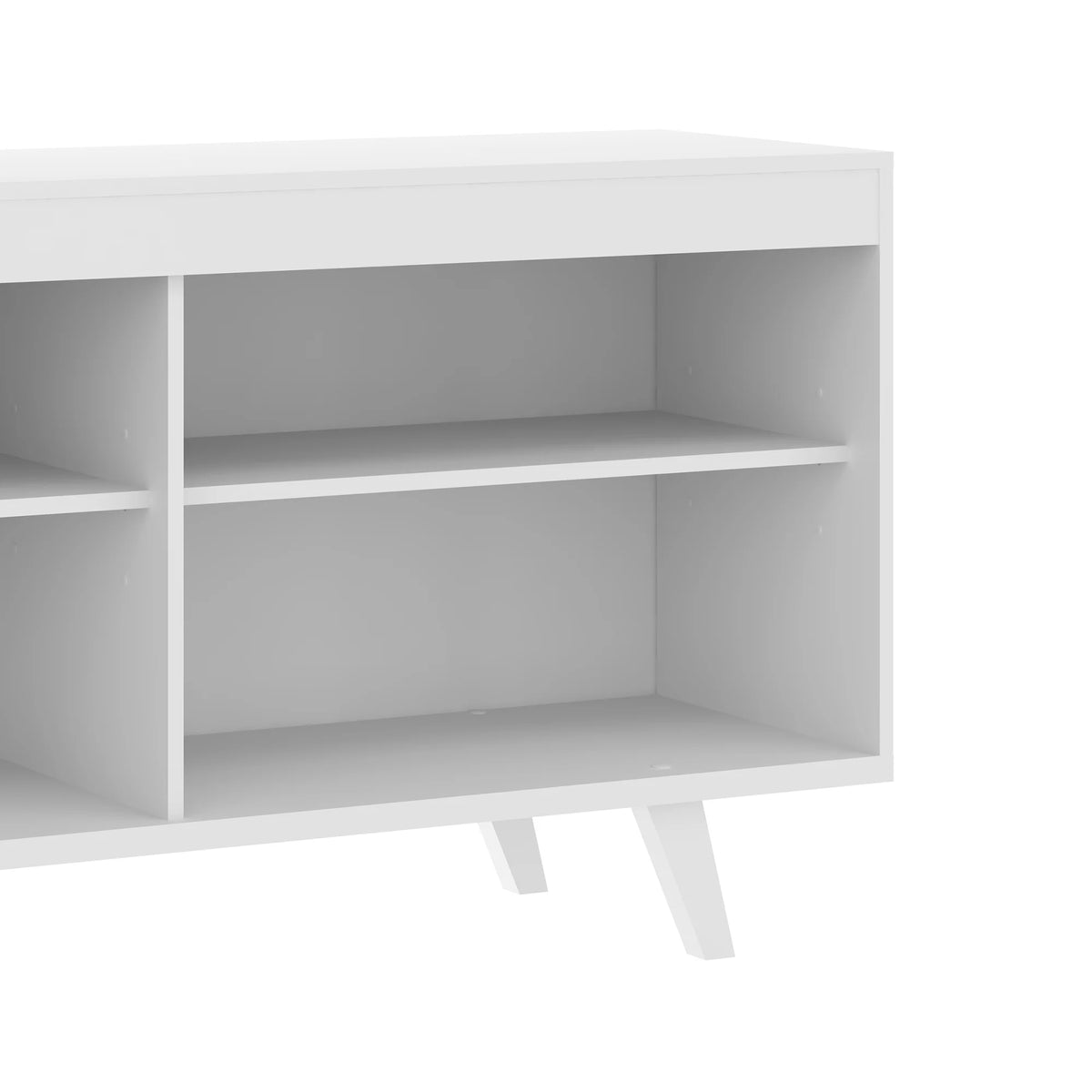 White Wood TV Media Console C4472