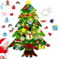 Felt Christmas Tree with 32 Ornaments and Lights M5296