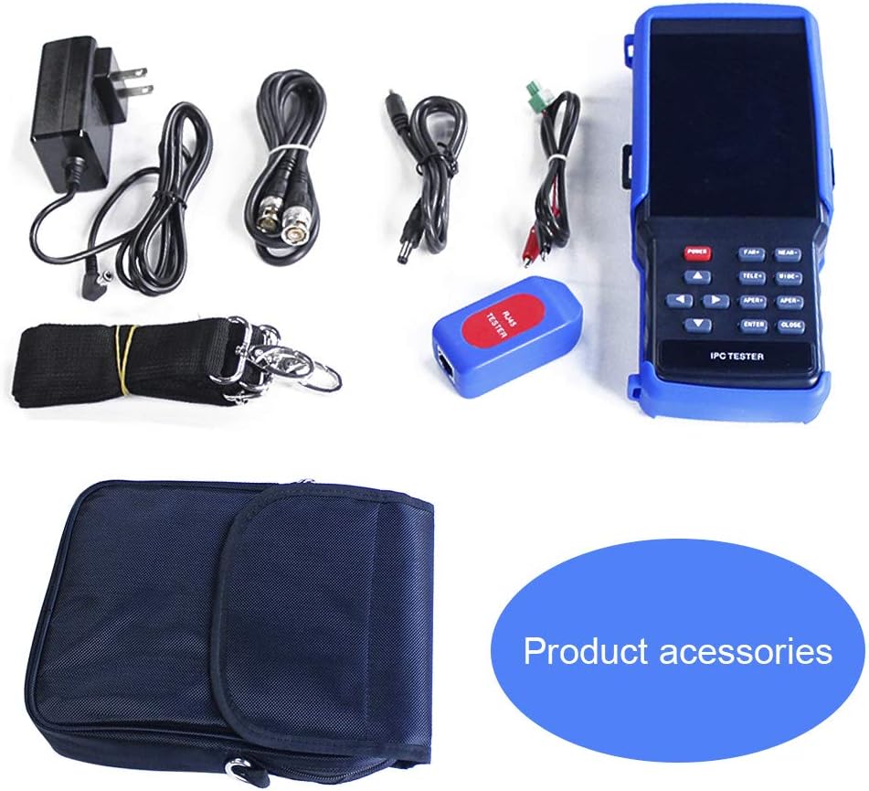 4 Inch Touch Screen IP Camera Tester with WiFi and PoE Power Output H730