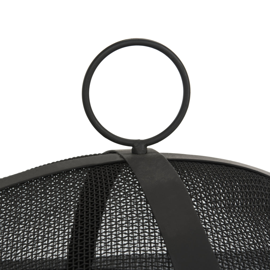 Outdoor Modern Square Fire Pit with Cover T338019