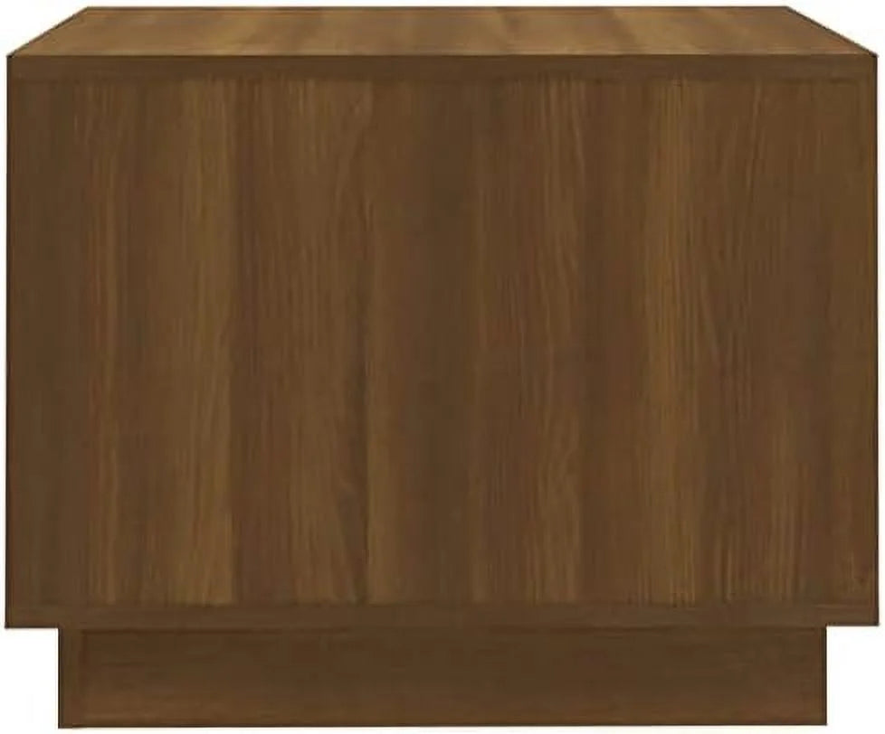 Brown Oak Engineered Wood Coffee Table I600