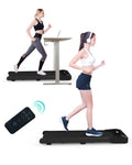 Black Portable Under Desk Treadmill with Remote Control E183682