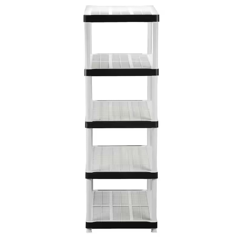 5-Tier Plastic Storage Shelving Unit F36588