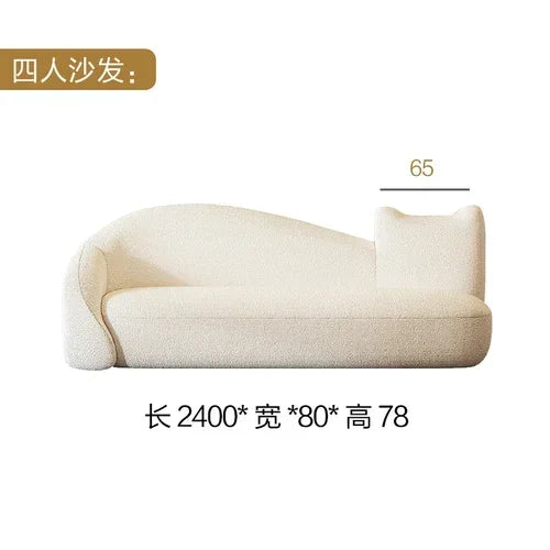 White Modern Sofa A687