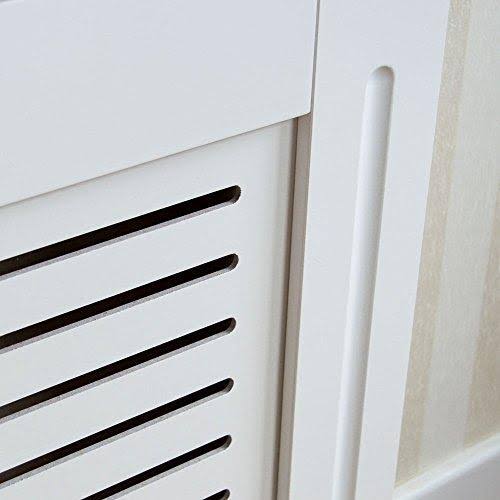 Milton Radiator Cover White Painted MDF Cabinet F279