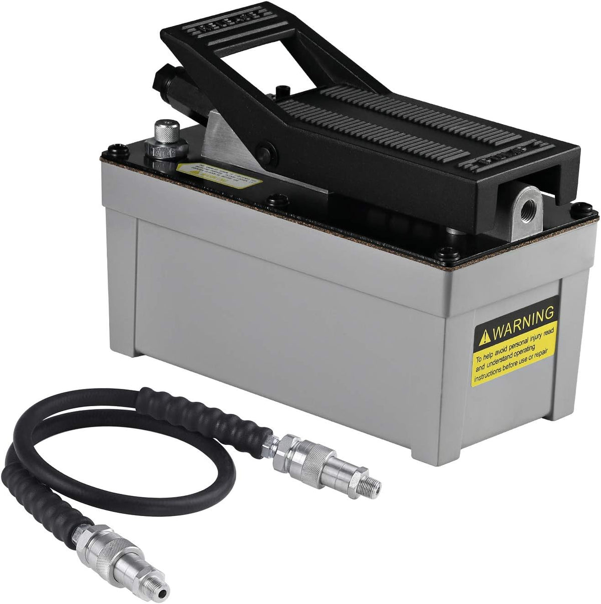 10,000 PSI Air Hydraulic Foot Pump with Hose G28845