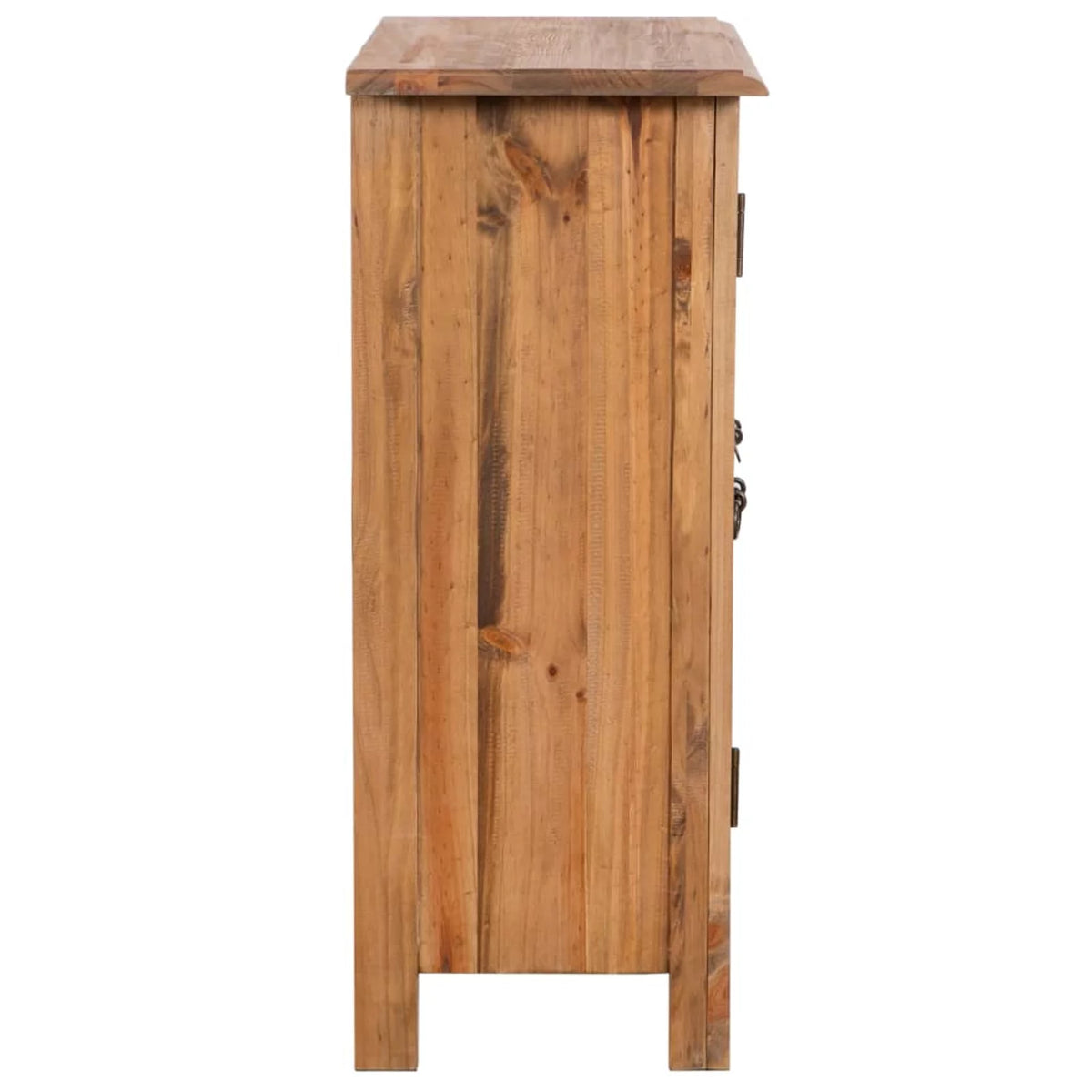 Recycled Pinewood Bathroom Storage Cabinet with Shelf T3432