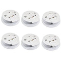6 Pack Combination Smoke/Carbon Monoxide Alarm with Voice Warning Q9596