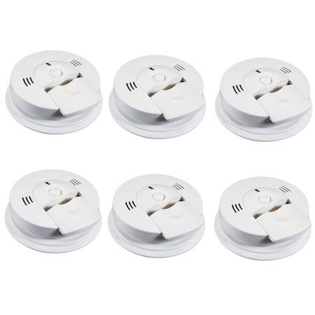 6 Pack Combination Smoke/Carbon Monoxide Alarm with Voice Warning Q9596