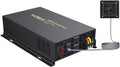 3000 Watt 24V DC Pure Sine Wave Power Inverter with Remote Control Switch, Dual 110V 120V AC Outlets N2619