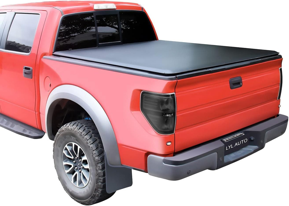 Quad Fold Truck Tonneau Cover for 6.4 Ft Bed C49145