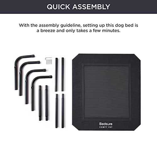 Large Elevated Cooling Outdoor Dog Bed D4002
