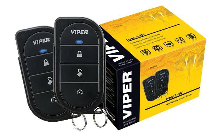 1-Way Car Alarm Security System and Keyless Entry D125