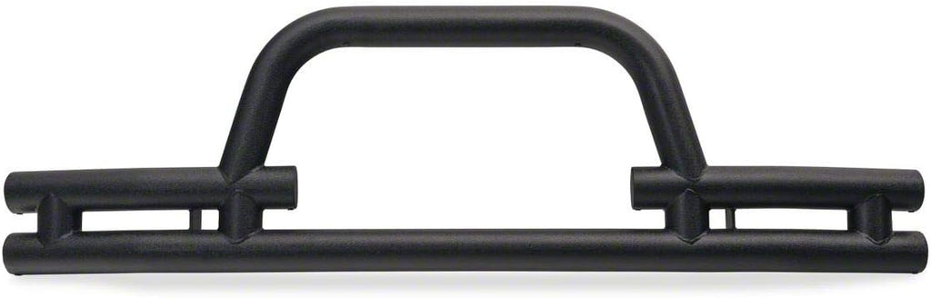 Textured Black Front Bumper with Winch Cutout Y810