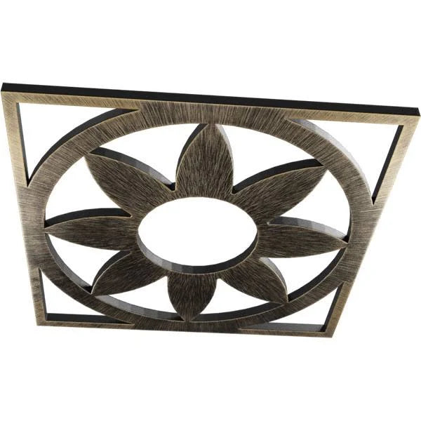 Antiqued Pale PVC Pierced Ceiling Medallion S65927