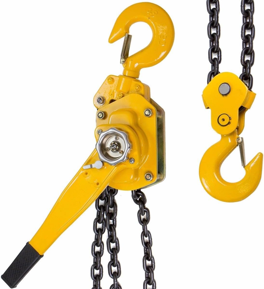 3 Ton 5' Lift Lever Block Chain Hoist Comealong Puller P6768
