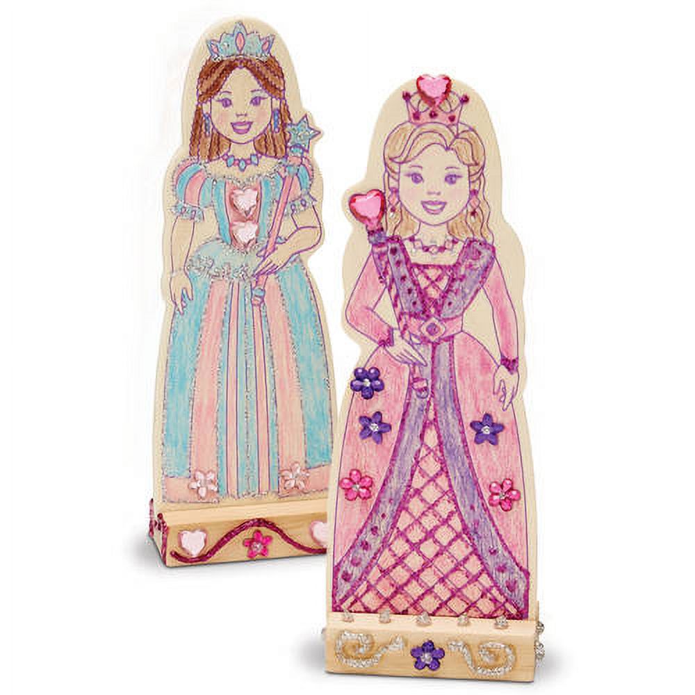 Wooden Princess Dolls Craft Kit L78409