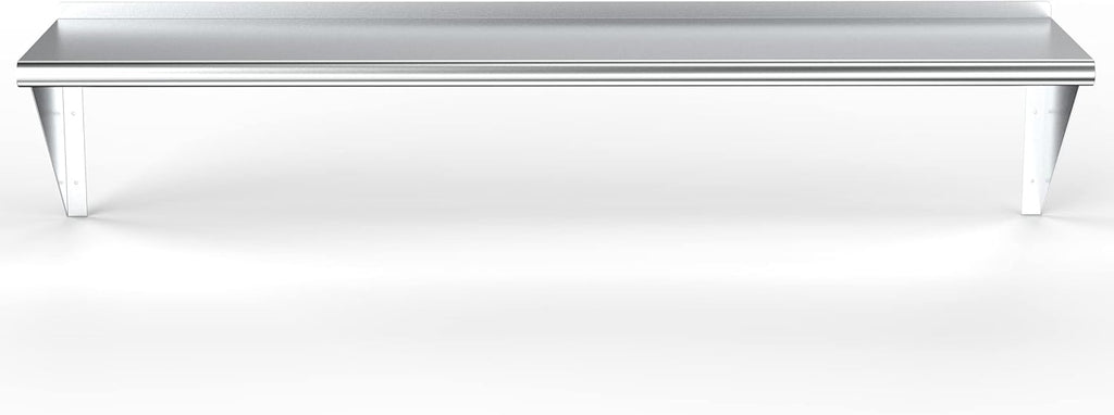 14" X 60" Stainless Steel Wall Shelf V866