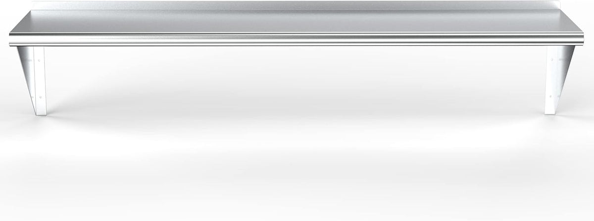 14" X 60" Stainless Steel Wall Shelf V866