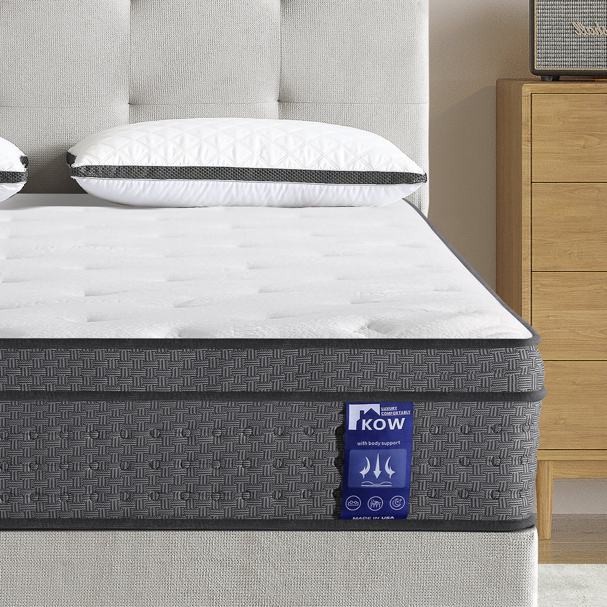 12 inch Full Size Gel Memory Foam Hybrid Mattress X117520