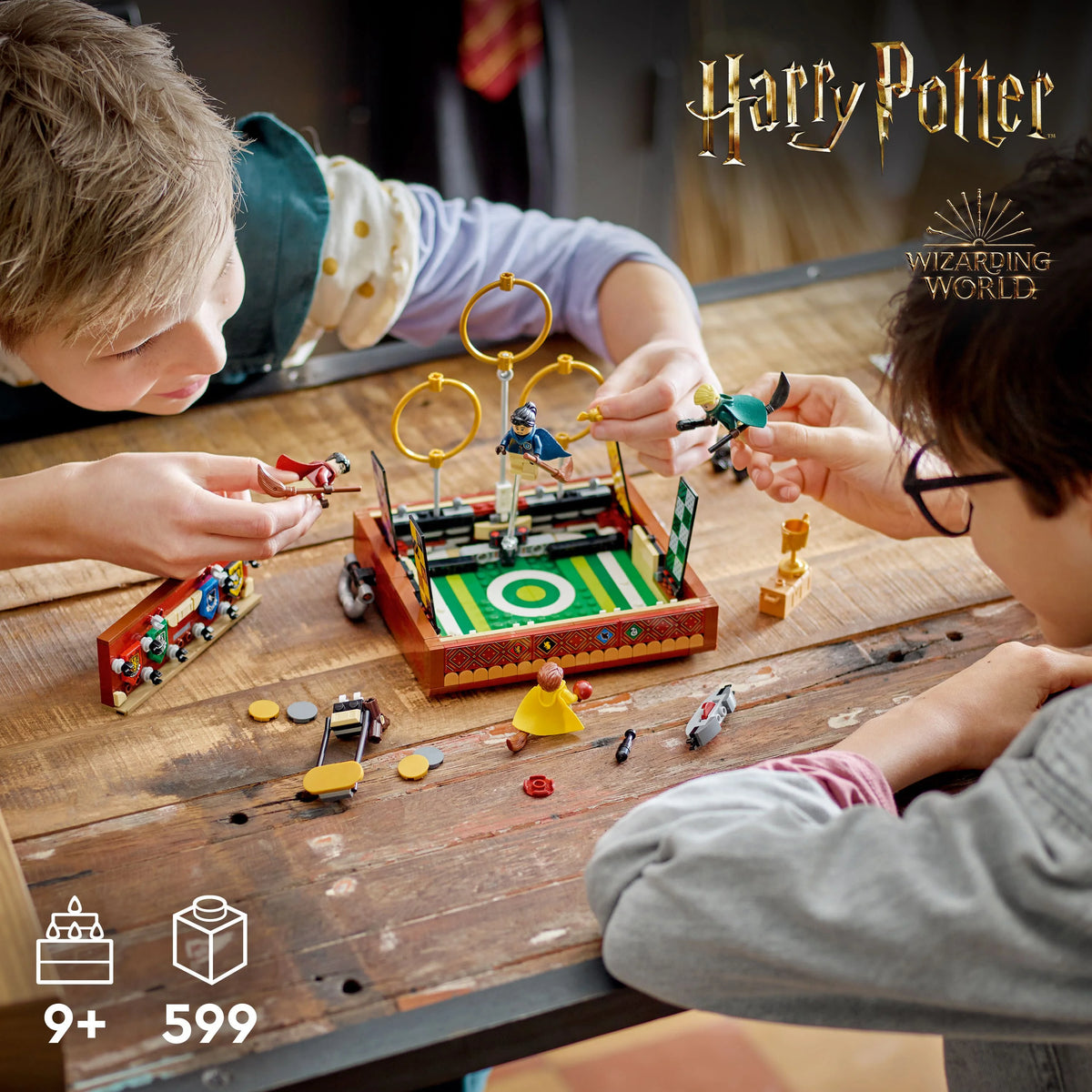 Buildable Harry Potter Toy with 4 Customizable Minifigures E721