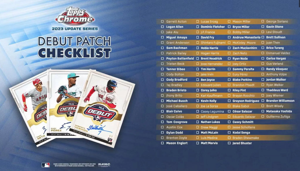 2023 Chrome Update Series Baseball Trading Card Hobby Jumbo Box M8264
