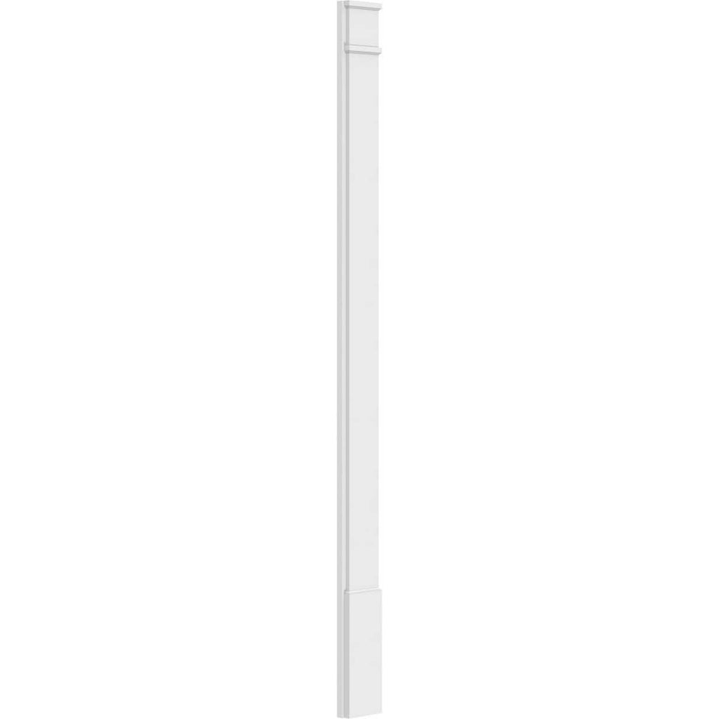Plain PVC Pilaster with Standard Capital & Base (Pair) O58833