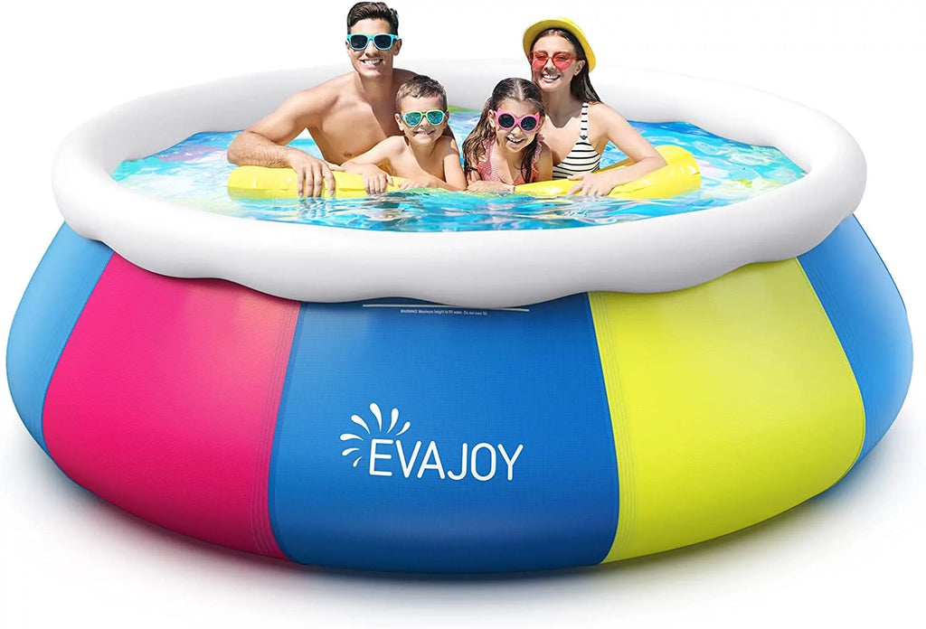 10ft 30in Inflatable Swimming Pool with Pool Cover T25950