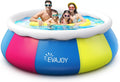 10ft 30in Inflatable Swimming Pool with Pool Cover T25950