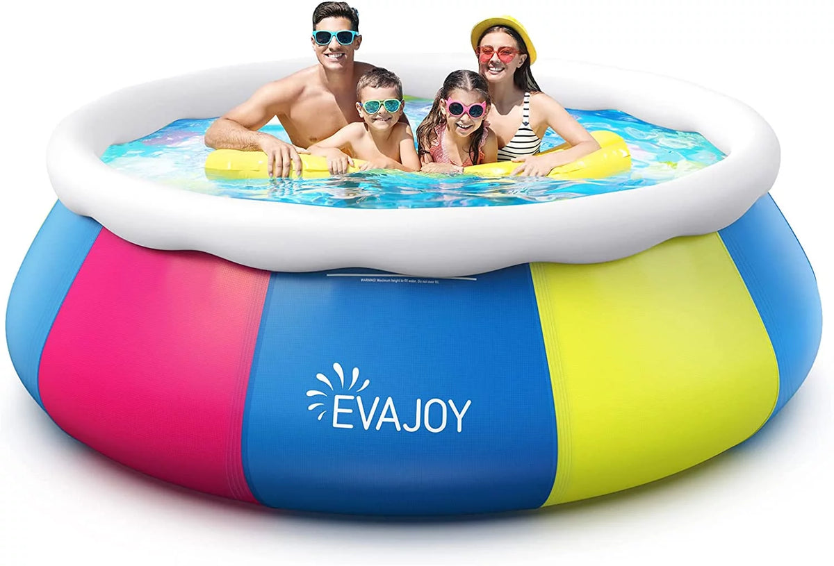 10ft 30in Inflatable Swimming Pool with Pool Cover T25950