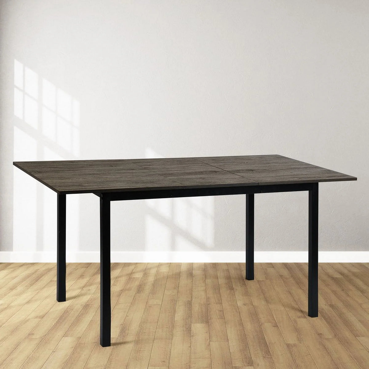 63" Extendable Dining Table with Self-Storing Leaf X26760