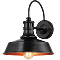 Black Motion Sensor Outdoor Wall Sconce L6405