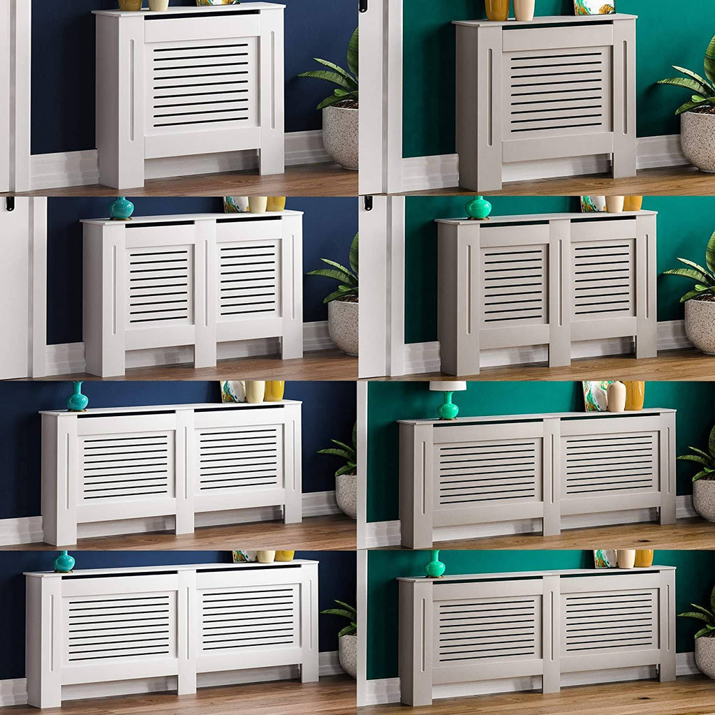 Milton Radiator Cover White Painted MDF Cabinet F279