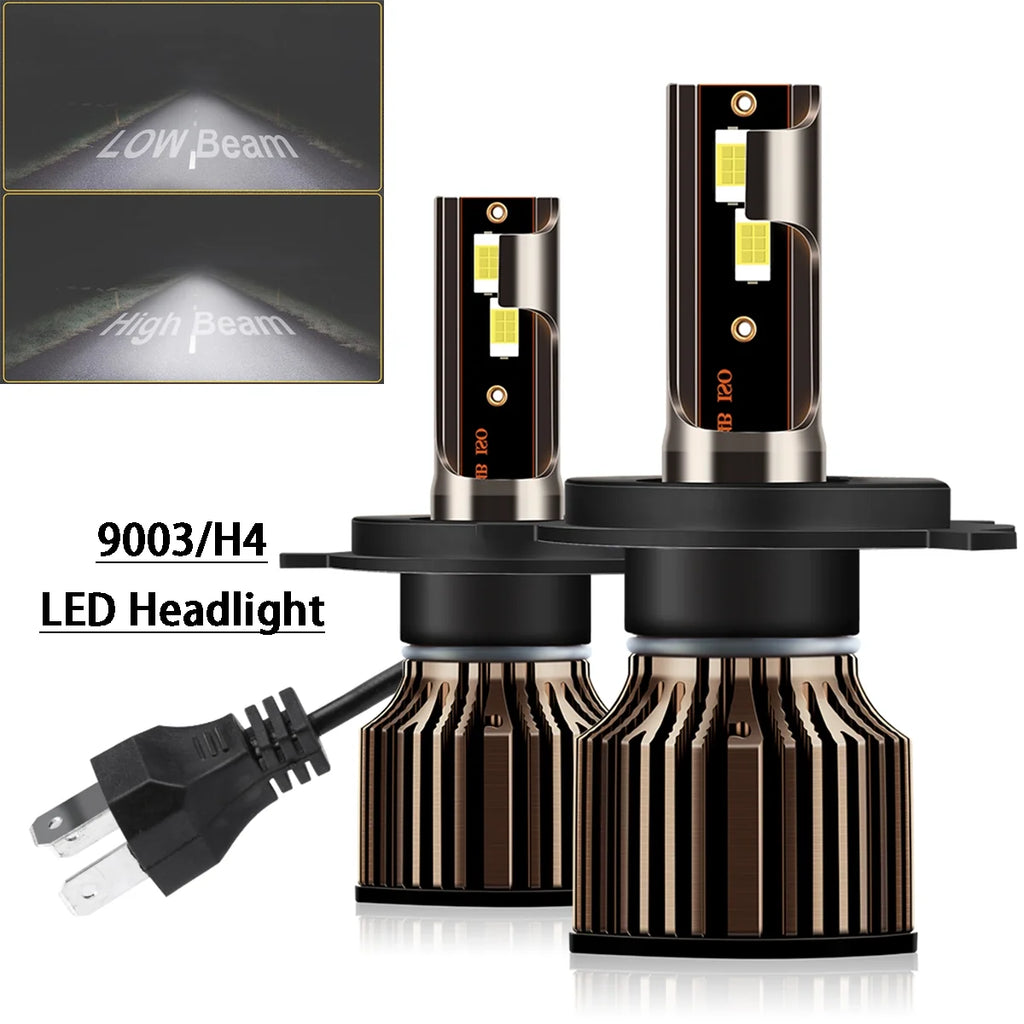 9003 H11 LED Headlight Fog Light Bulbs 6500K Cool White Pack of 4 K5072