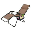 Brown Reclining Zero Gravity Chair V3704
