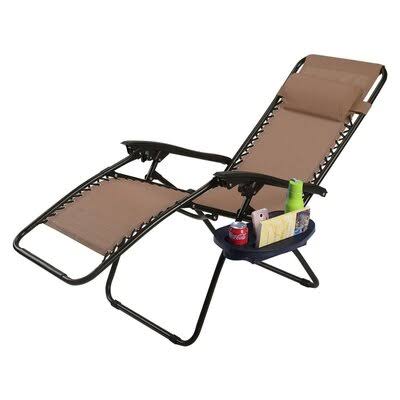 Brown Reclining Zero Gravity Chair V3704
