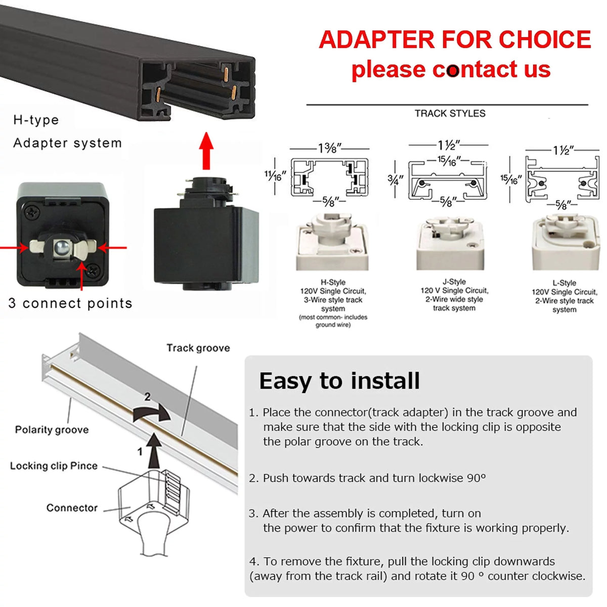 Adjustable Height H-Type Track Lighting Pendant with Clear Glass Globe Shade I3779