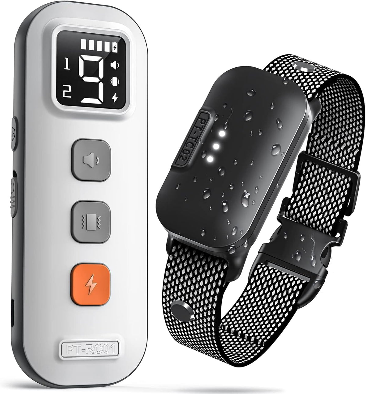 Waterproof Dog Training Collar with Remote, Pack of 2 L68923