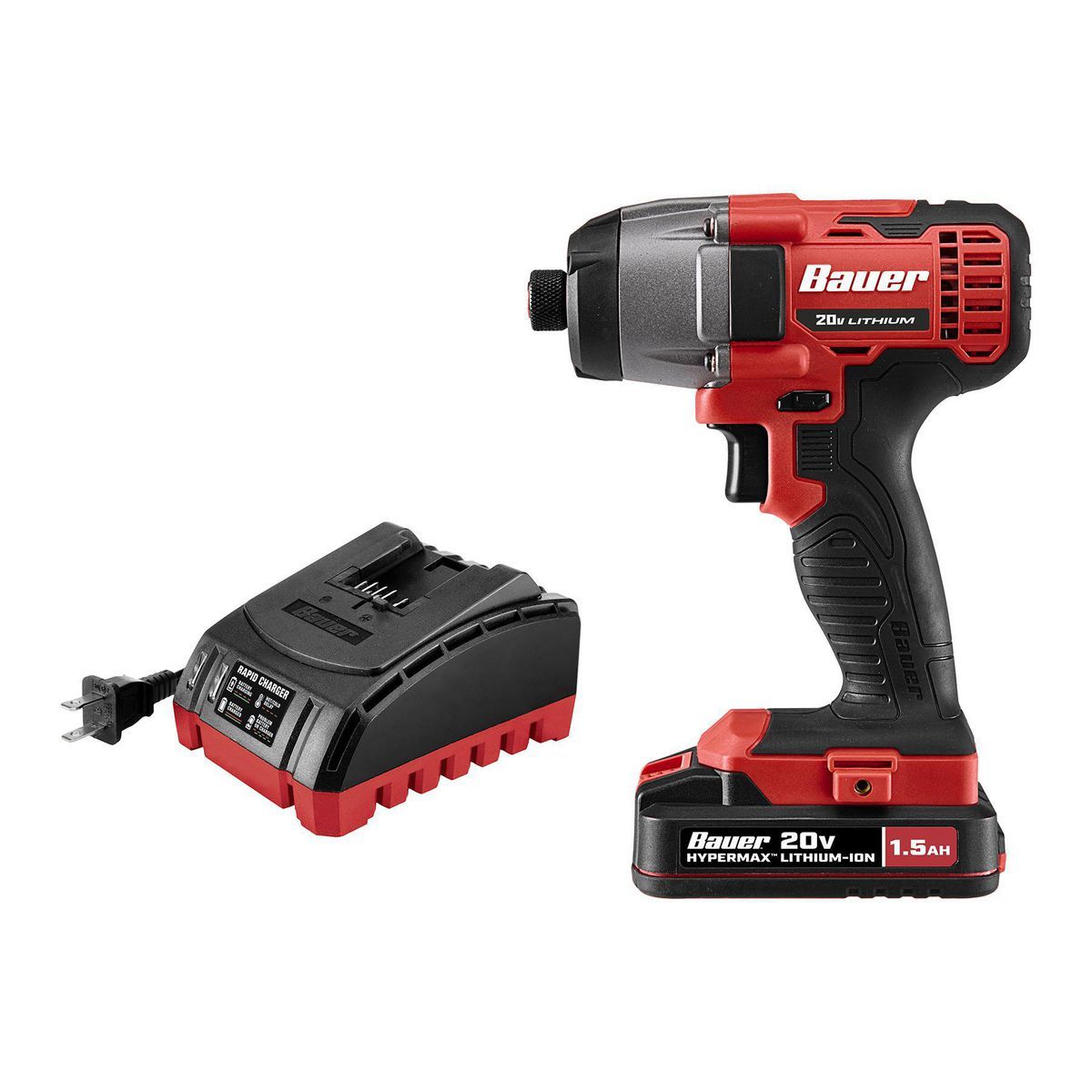 20V Cordless 1/4 in. Hex Compact Impact Driver Kit with Battery and Charger O73290
