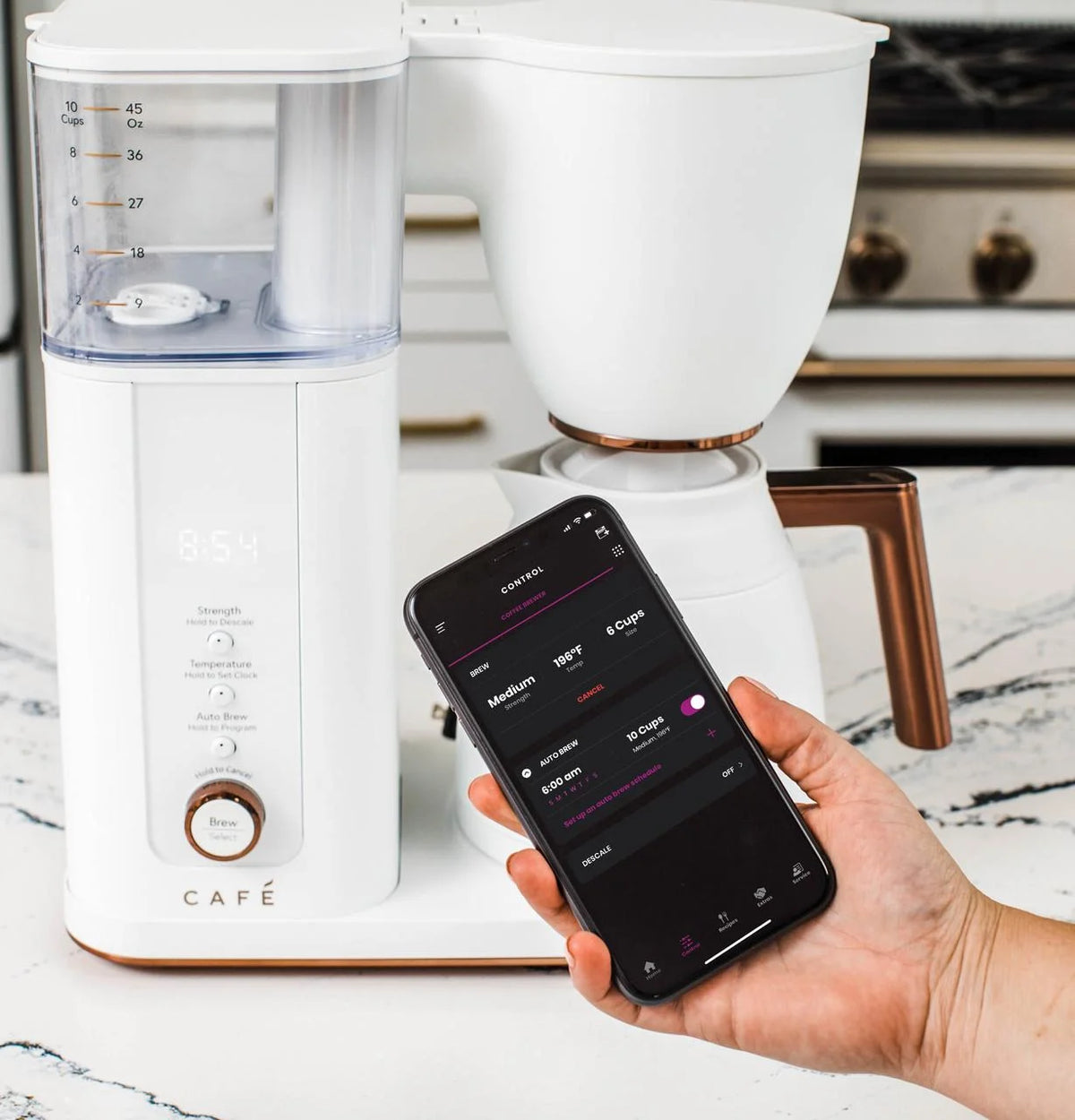 10-Cup WiFi Coffee Maker H70502