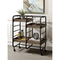 Black Walnut Serving Cart V24355