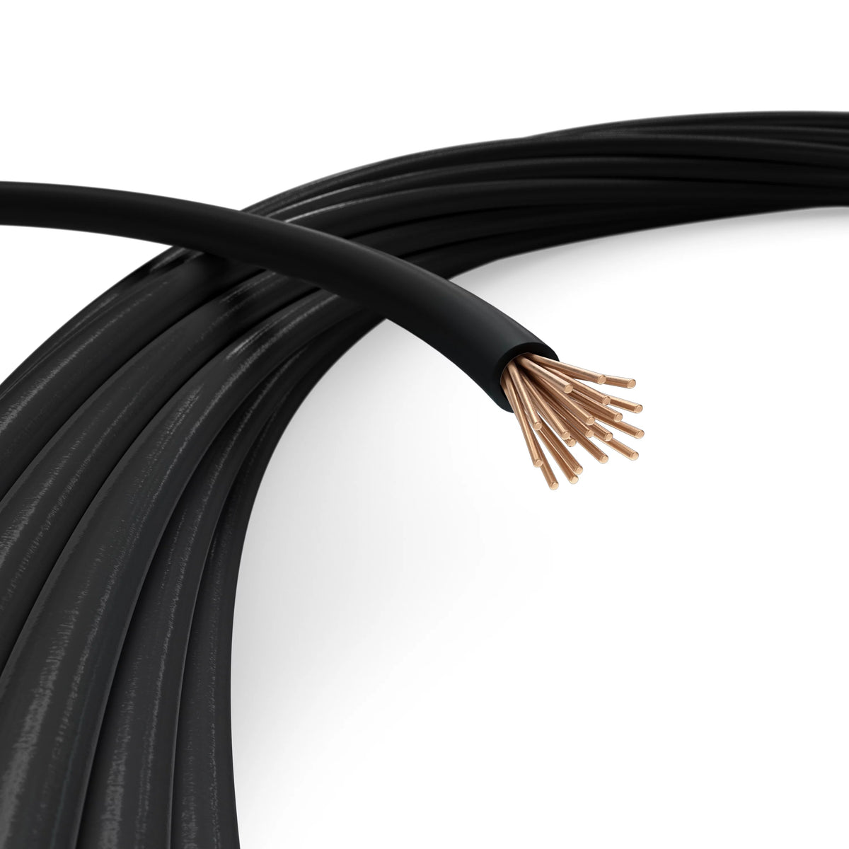 14 AWG Insulated Stranded Copper THHN / THWN Wire Black S90208