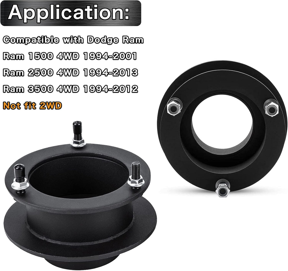 2.5 Front Leveling Lift Kits for 4WD Dodge Ram Trucks I798483