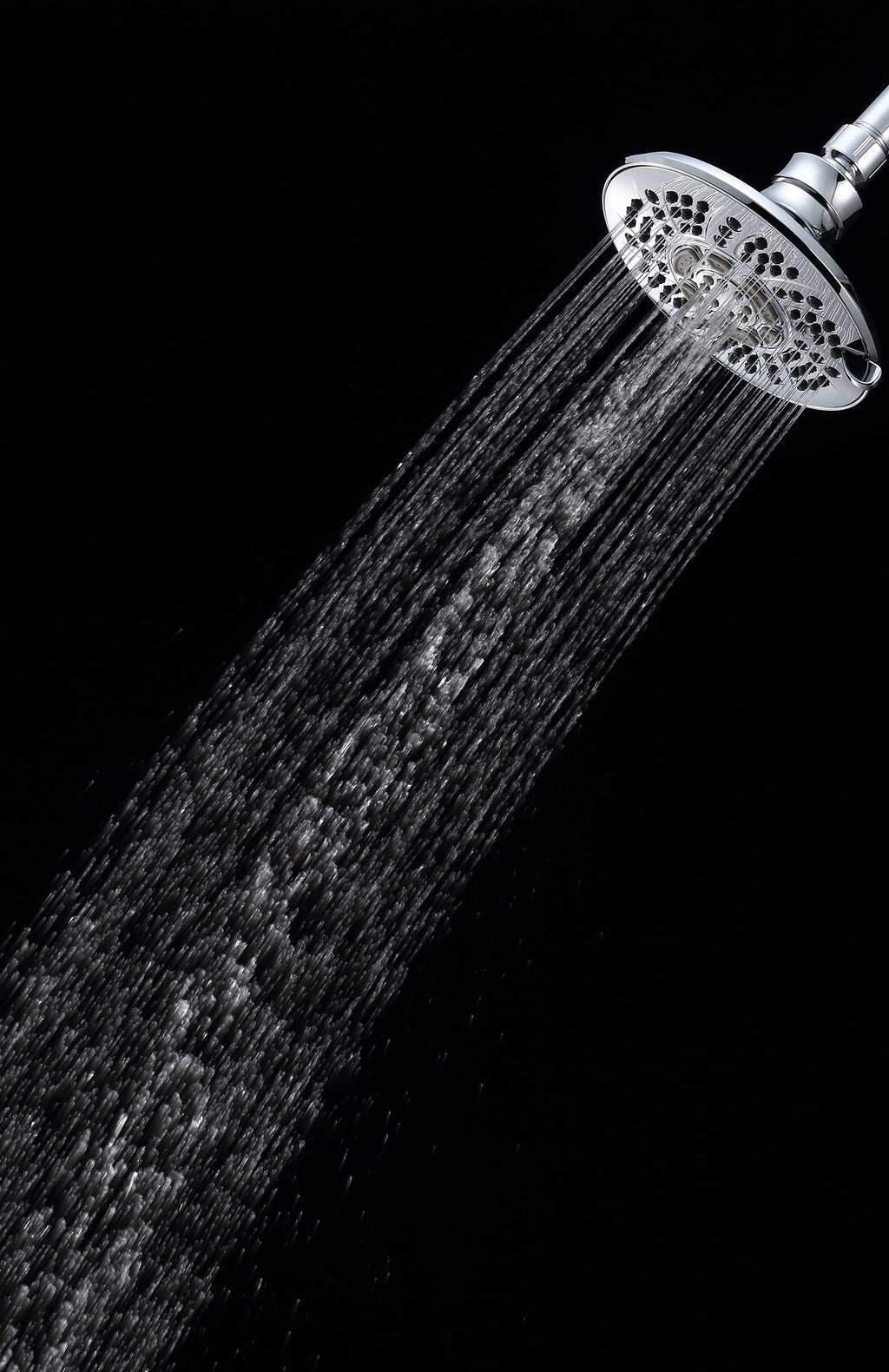 6-Setting Large Chrome Shower Head with Rub-Clean Nozzles Z8986